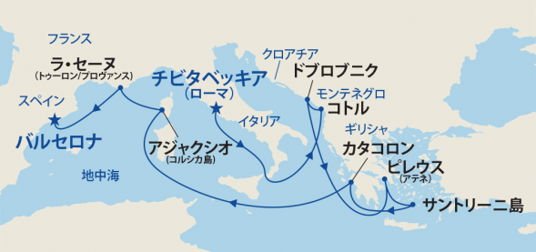 グランド地中海 12日間 クルーズ検索 プリンセス クルーズ